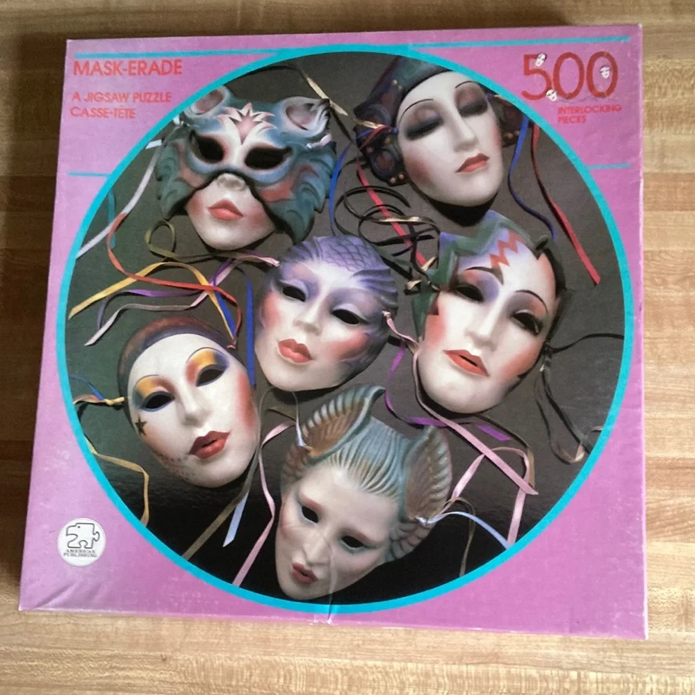 Vintage “Mask-erade “ 500 piece jigsaw puzzle - Picture 1 of 2